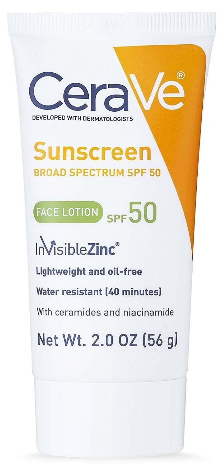 CeraVe SPF 50 Sunscreen Face Lotion