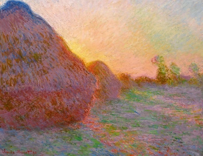 Monet’nin Milyon Dolarlık Saman Yığınlarının Sırrı Claude Monet, Saman Yığınları