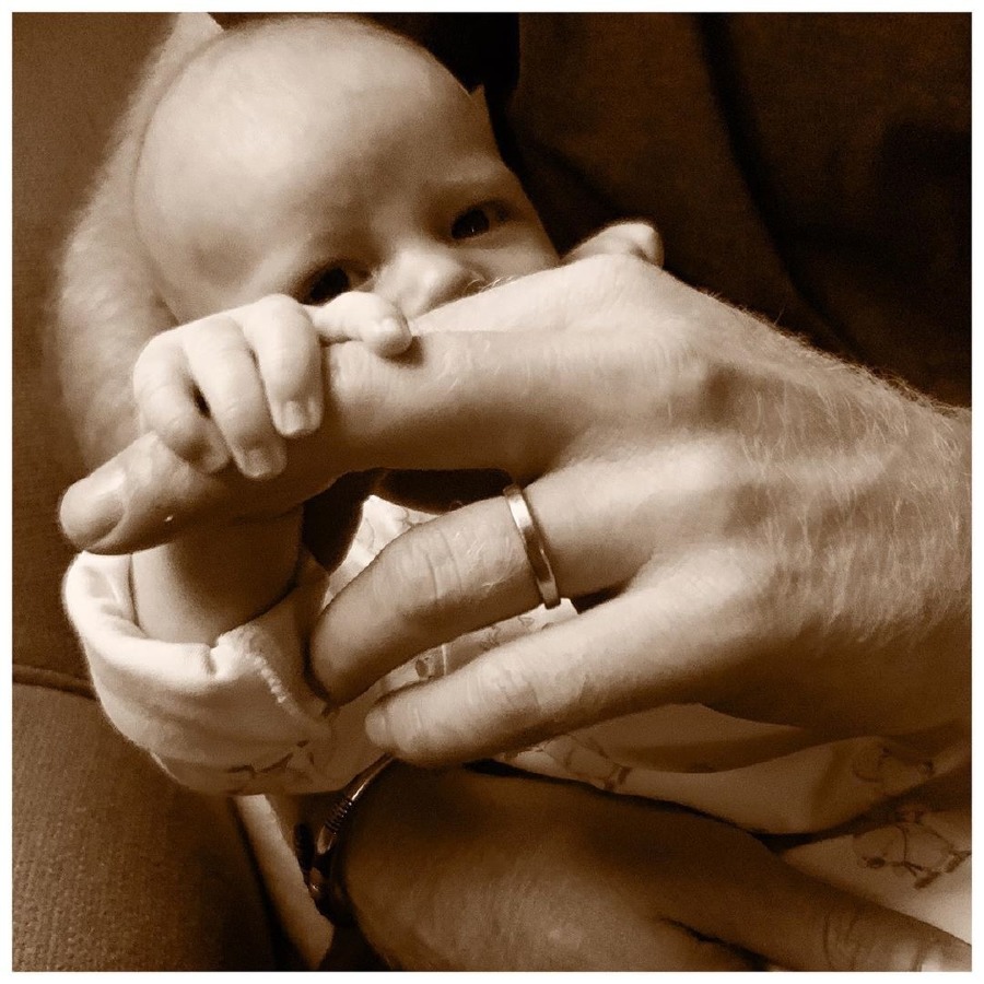 Prens Harry ve Archie'den Babalar Günü'ne Özel Fotoğraf