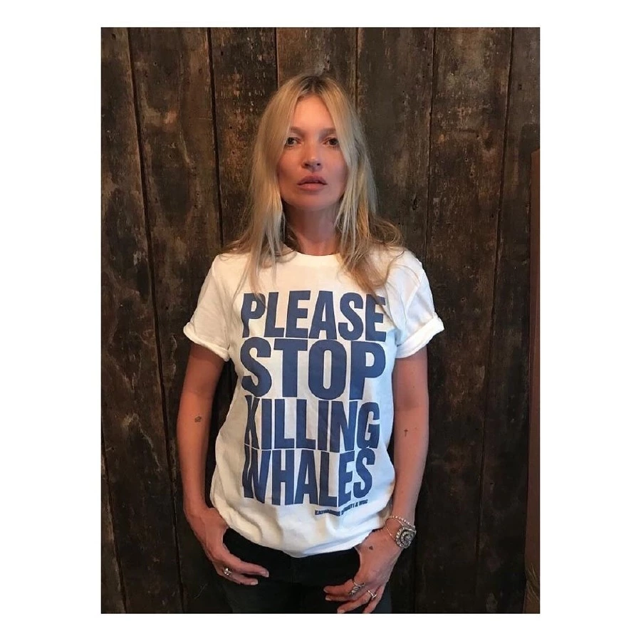 Kate Moss: Balinaları Öldürmeyin! Kate Moss: Balinaları Öldürmeyin!