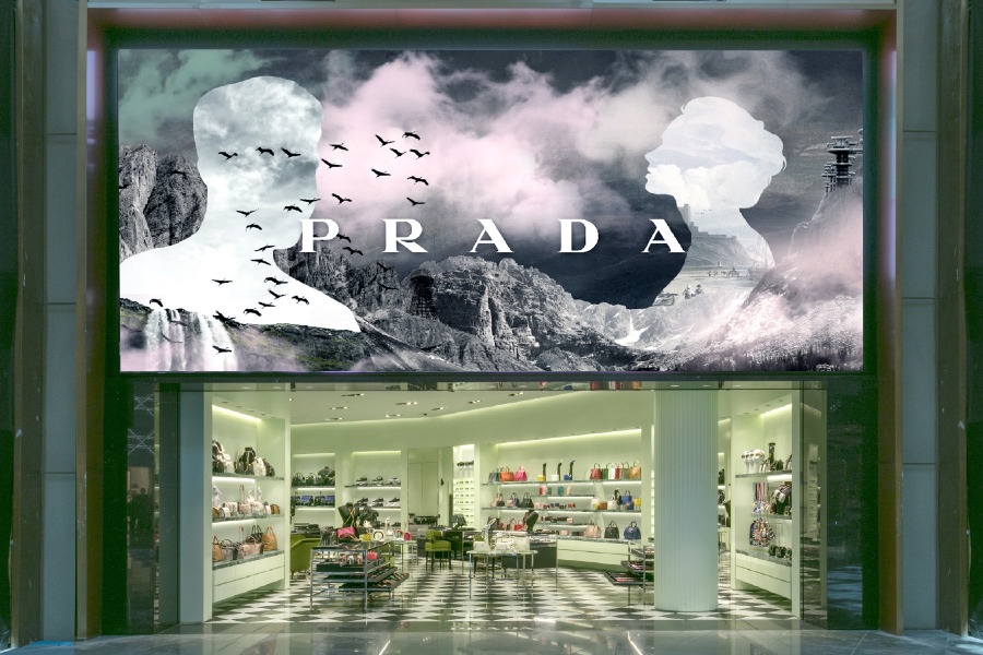 prada,havalimanı,mağaza