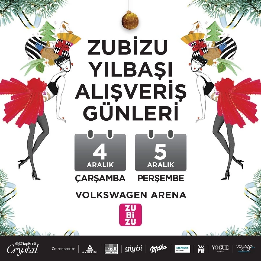 ZUBİZU Yılbaşı Alışveriş Günleri Başlıyor ZUBİZU Yılbaşı Alışveriş Günleri Başlıyor