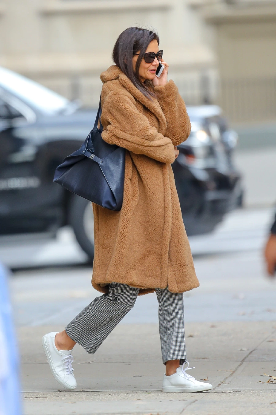 Teddy Bear Palto Sezonu Katie Holmes ile Açıldı! Teddy Bear Palto Sezonu Katie Holmes ile Açıldı!