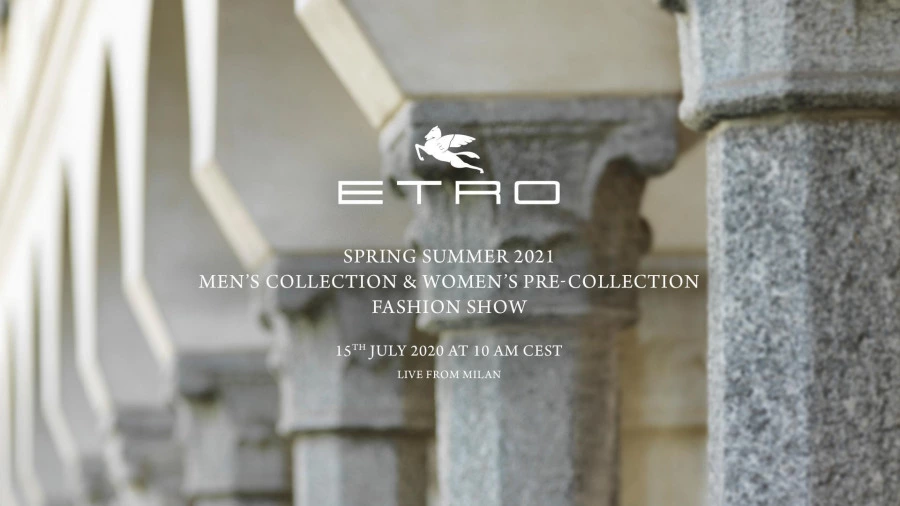 Canlı Yayın: Etro Erkek İlkbahar/Yaz 2021 & Kadın Pre-Collection Canlı Yayın: Etro Erkek İlkbahar/Yaz 2021 & Kadın Pre-Collection