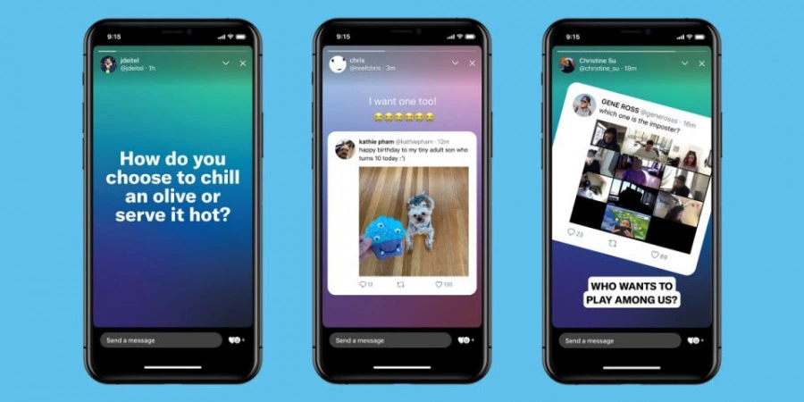 Twitter da 'Hikayeler' Kervanına Katıldı Twitter Fleets Story Uygulaması