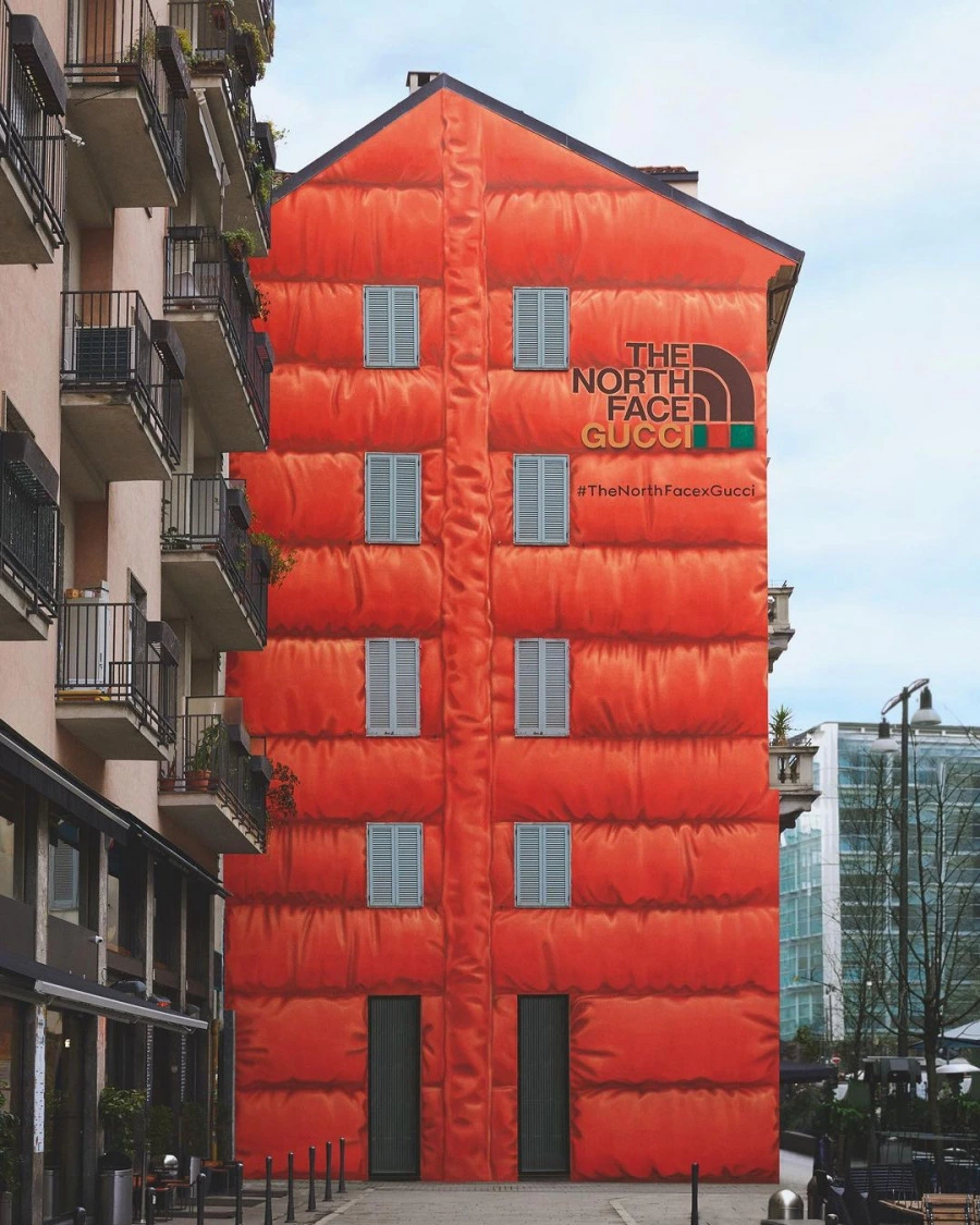 The North Face x Gucci İş Birliği Şehirlerin Sokaklarını Renklendiriyor Gucci