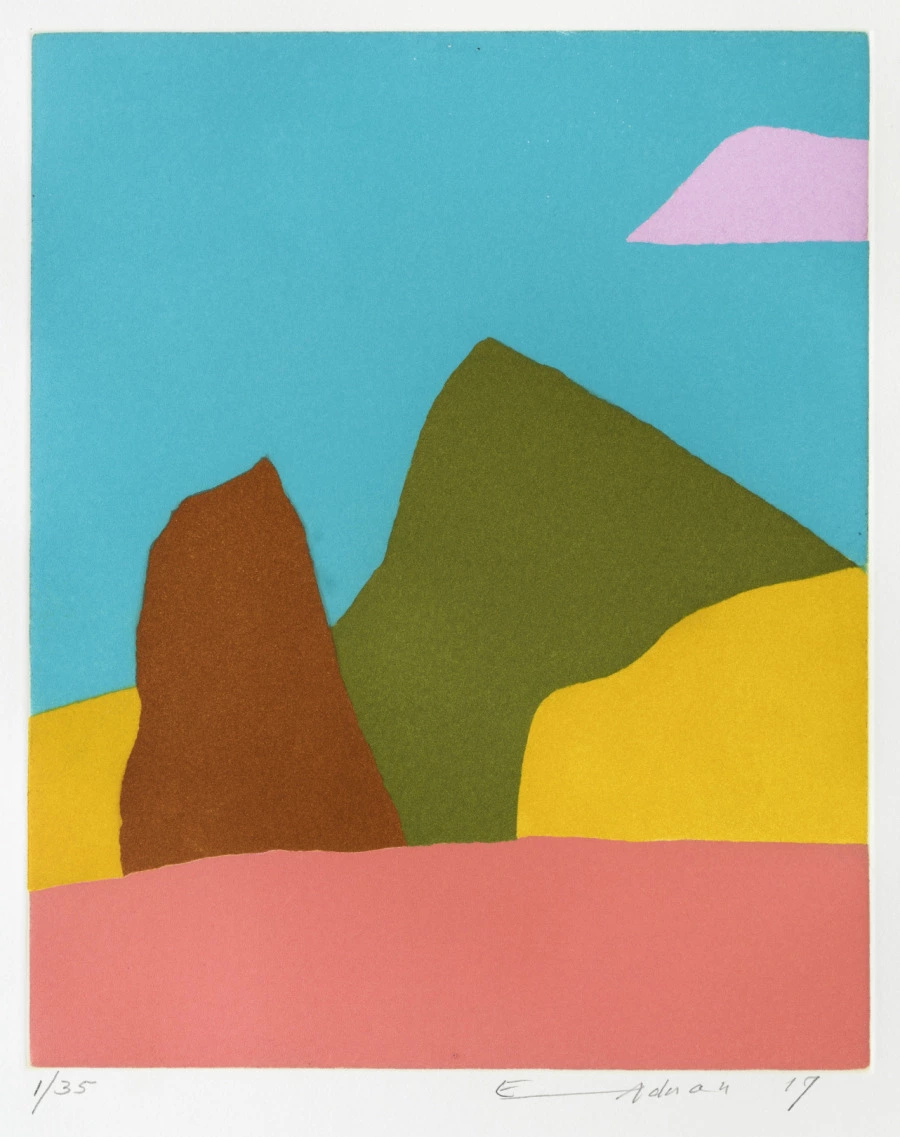Etel Adnan İmkansız Eve Dönüş ile Pera Müzesi'nde Etel Adnan İmkansız Eve Dönüş ile Pera Müzesi'nde