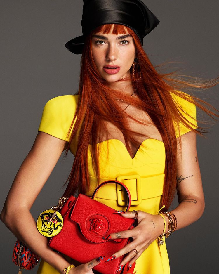 dua lipa versace kampanyası