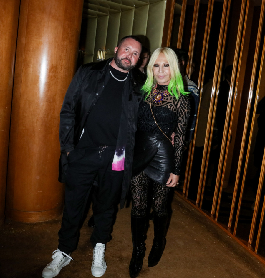 Kim Jones ve Donatella Versace