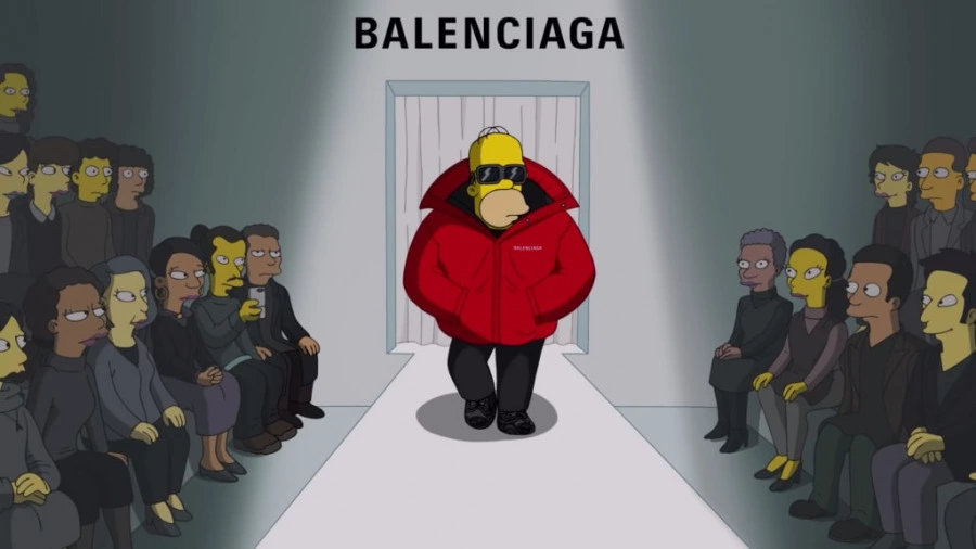 Simpsonlar Balenciaga Evreninde Simpsonlar Balenciaga Evreninde