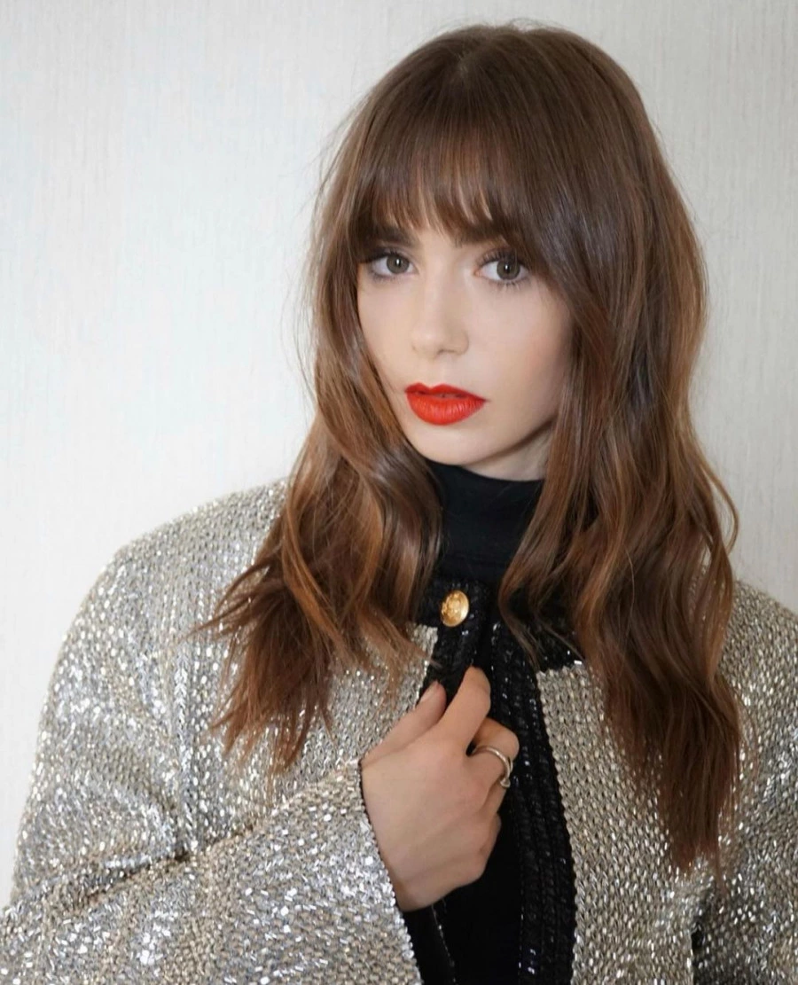 Kahverengi Saçların En Popüler 7 Tonu lily collins