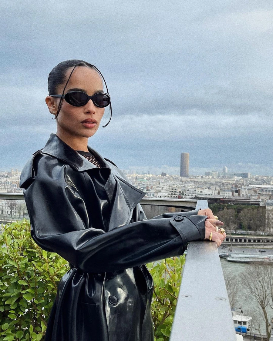 Zoë Kravitz'in Matrix Enerjili Görünümü Zoë Kravitz