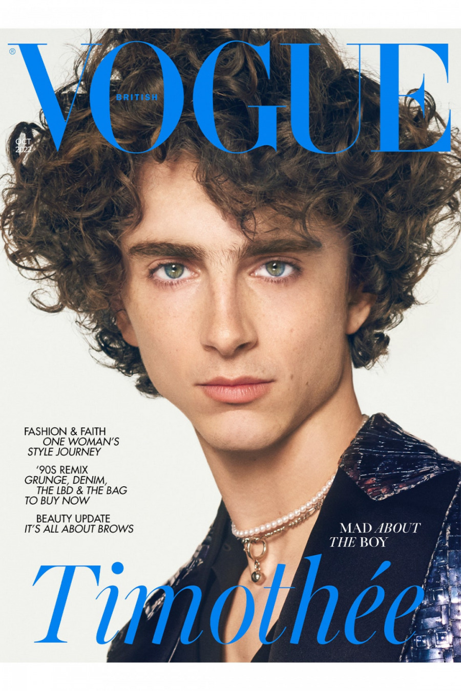 Timothée Chalamet Vogue Kapağında