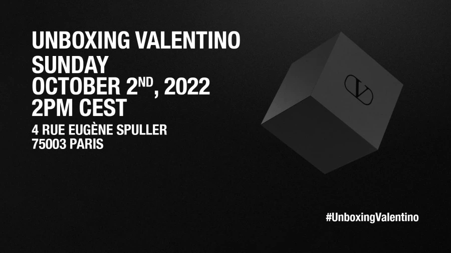 Unboxing Valentino 2023 İlkbahar/Yaz