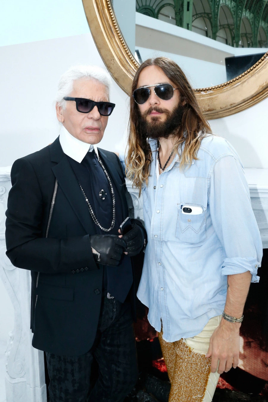 Jared Leto, Karl Lagerfeld Rolünde Jared Leto, Karl Lagerfeld Rolünde