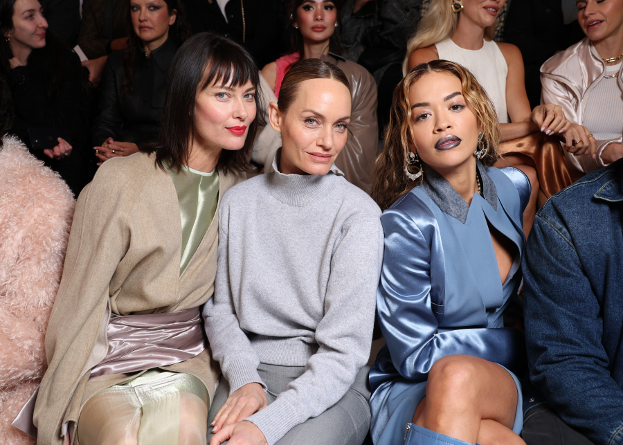 Shalom Harlow, Amber Valletta ve Rita Ora @ Fendi