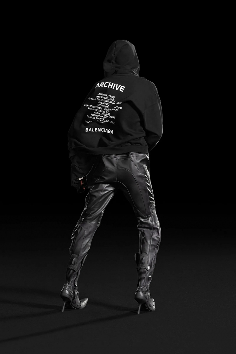 Balenciaga Music | Archive Series Connected Zip-Up Hoodie