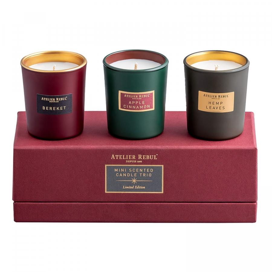 Atelier Rebul Mini Trio Candle Set