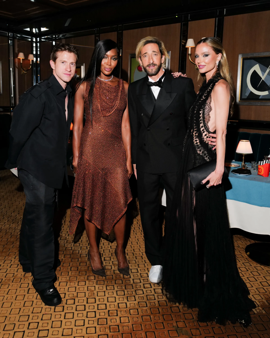 Daniel Lee, Naomi Campbell, Adrien Brody, Georgia Chapman