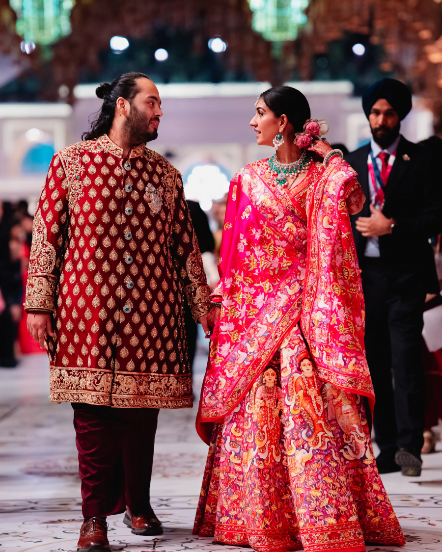 Anant Ambani ve Radhika Merchant. Fotoğraf Joseph Radhik