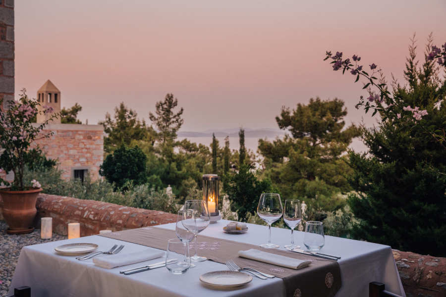 Dining, Pool Pavilion Dining Terrace