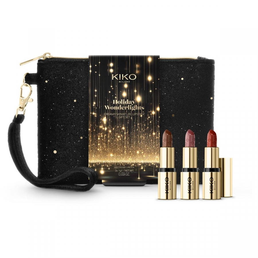 Kiko Holiday Wonderlights Creamy Miniature Lipstick Gift Set