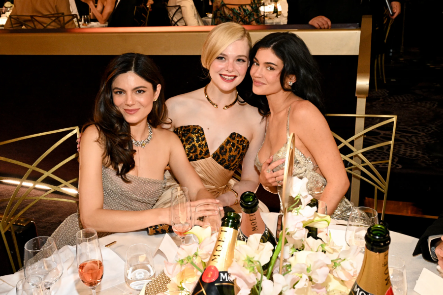 Monica Barbaro, Elle Fanning, Kylie Jenner