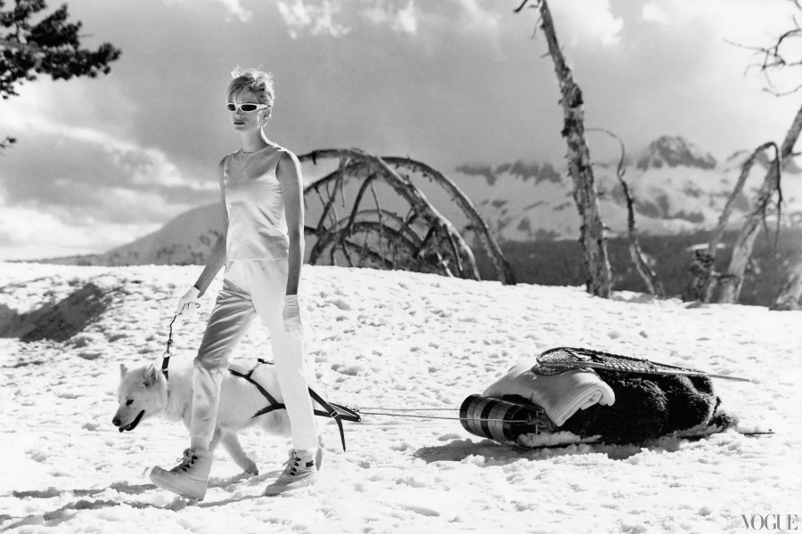 Fotoğraf Arthur Elgort, Vogue, Aralık 1995...