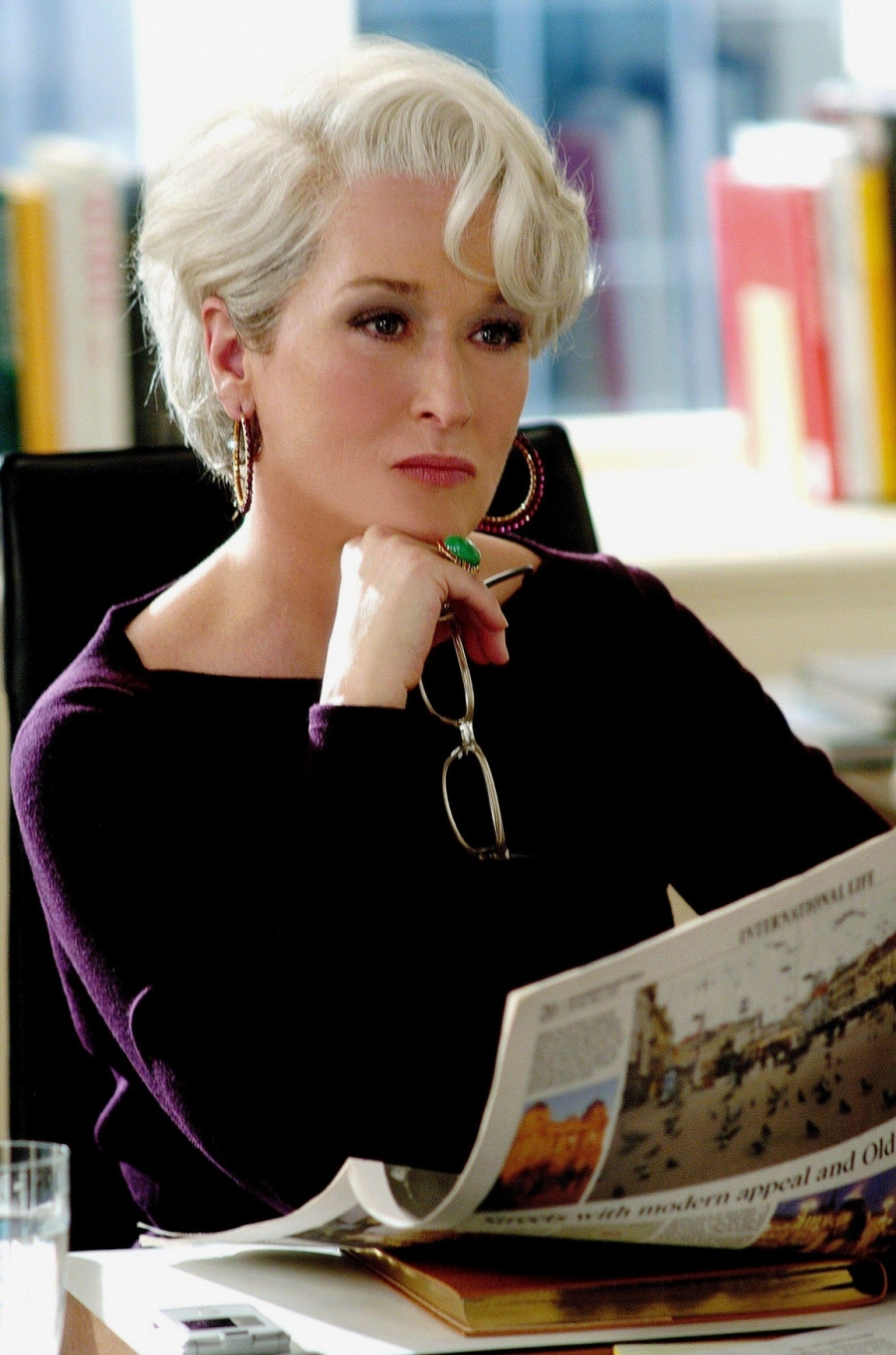 Miranda Priestly ve Bixie Saç Kesimi Yeniden Sahnede Miranda Priestly ve Bixie Saç Kesimi Yeniden Sahnede