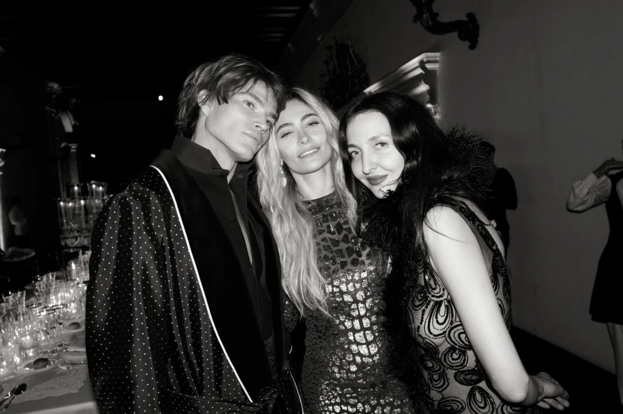 Jordan Barrett, Paris Jackson, Tish Weinstock