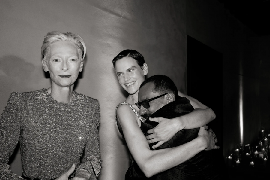 Tilda Swinton, Saskia de Brauw, Haider Ackermann