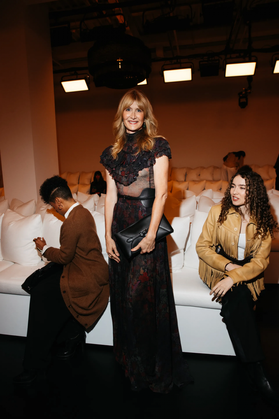 Laura Dern, Ralph Lauren defilesinde.