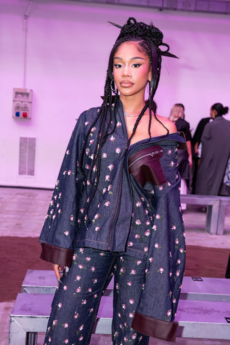 Saweetie, Dhruv Kapoor defilesinde.