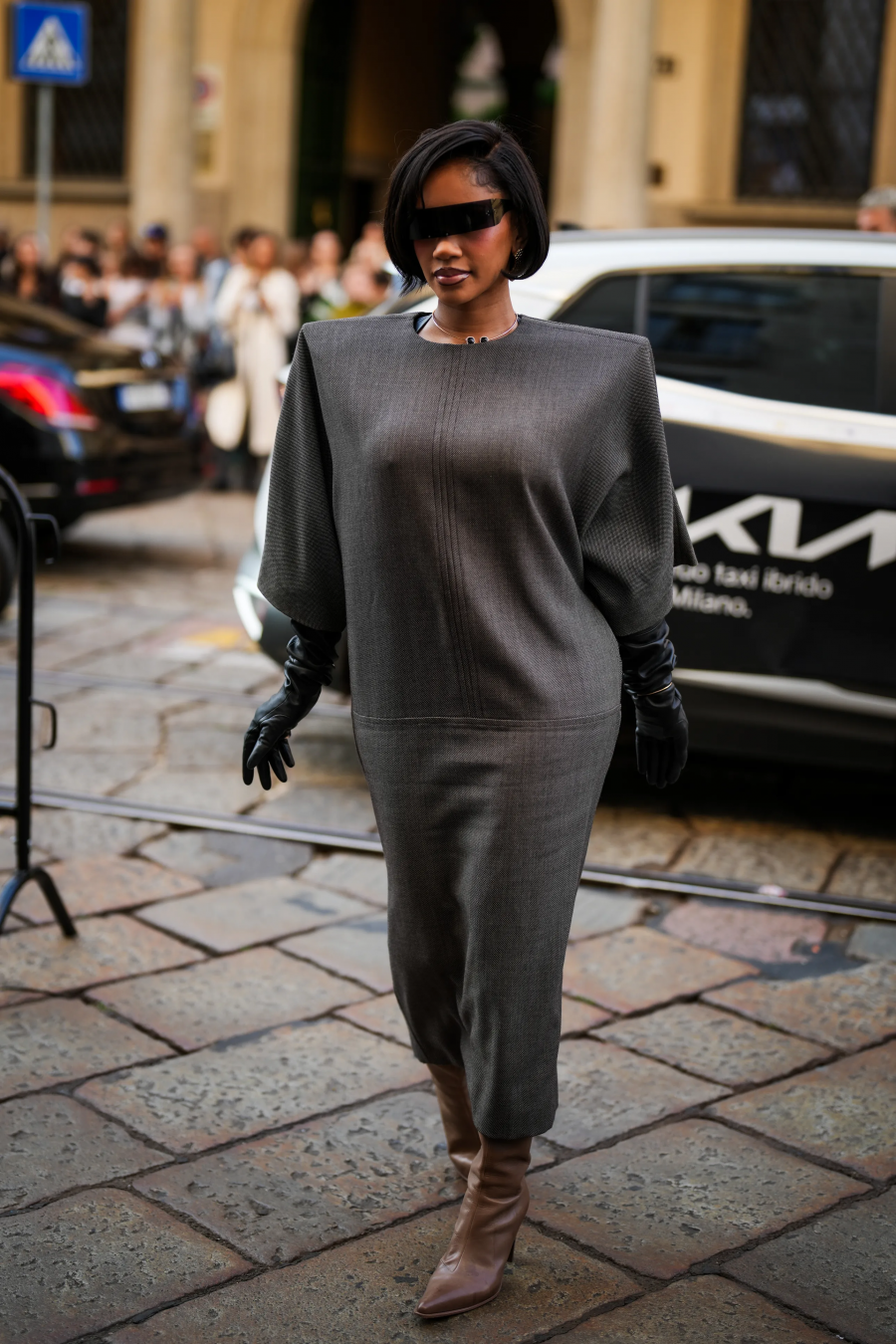 Saweetie, MM6 Maison Margiela defilesinde.