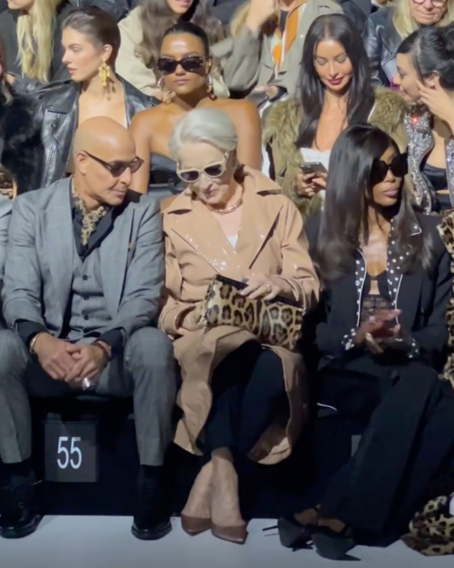 Miranda Priestly ve Nigel, Dolce & Gabbana’nın Milano Defilesinde Ön Sıradaydı