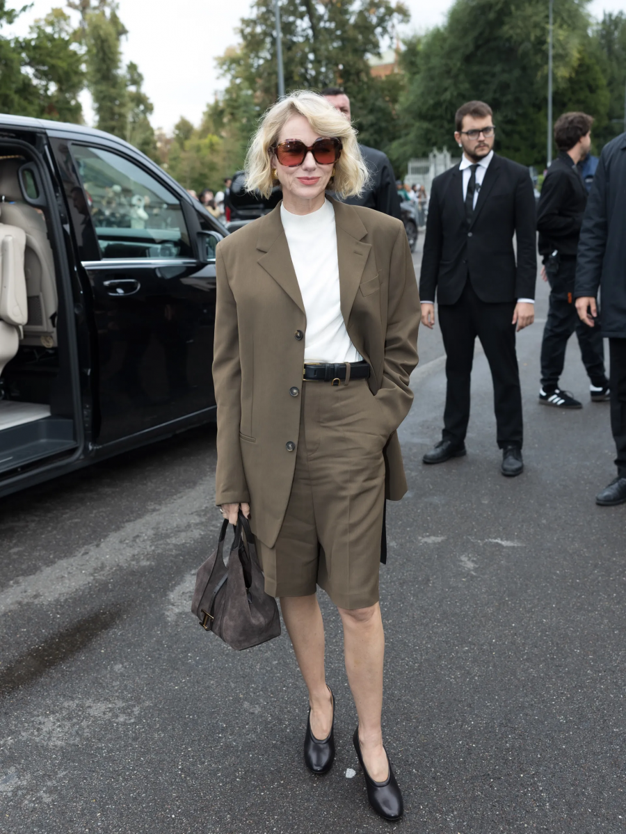 Naomi Watts, Tod’s defilesinde.