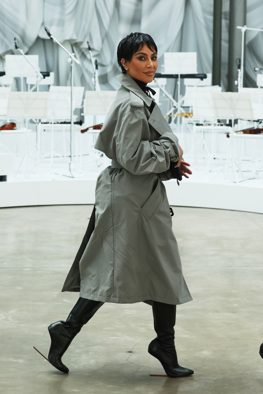 Kim Kardashian, Maison Margiela defilesinde, Getty Images