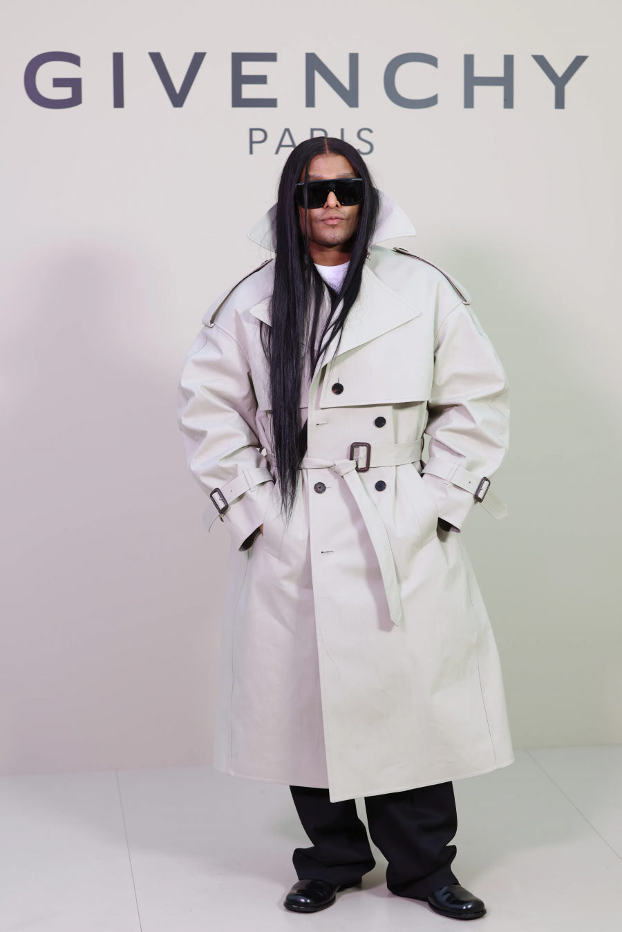 Law Roach, Givenchy defilesinde. / Getty Images