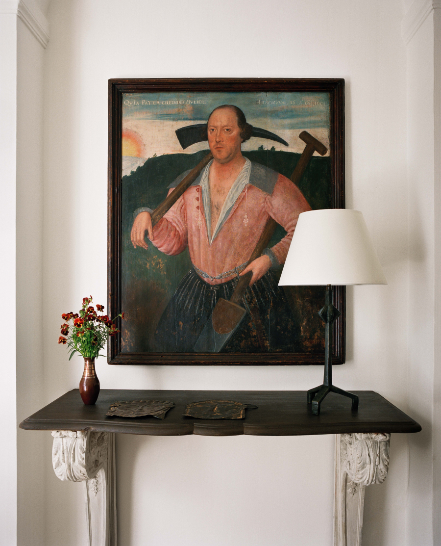 Merhum antikacı Robert Kime’ye ait, 17. yüzyılın başlarında yapılmış, sanatçısı bilinmeyen bir tablo