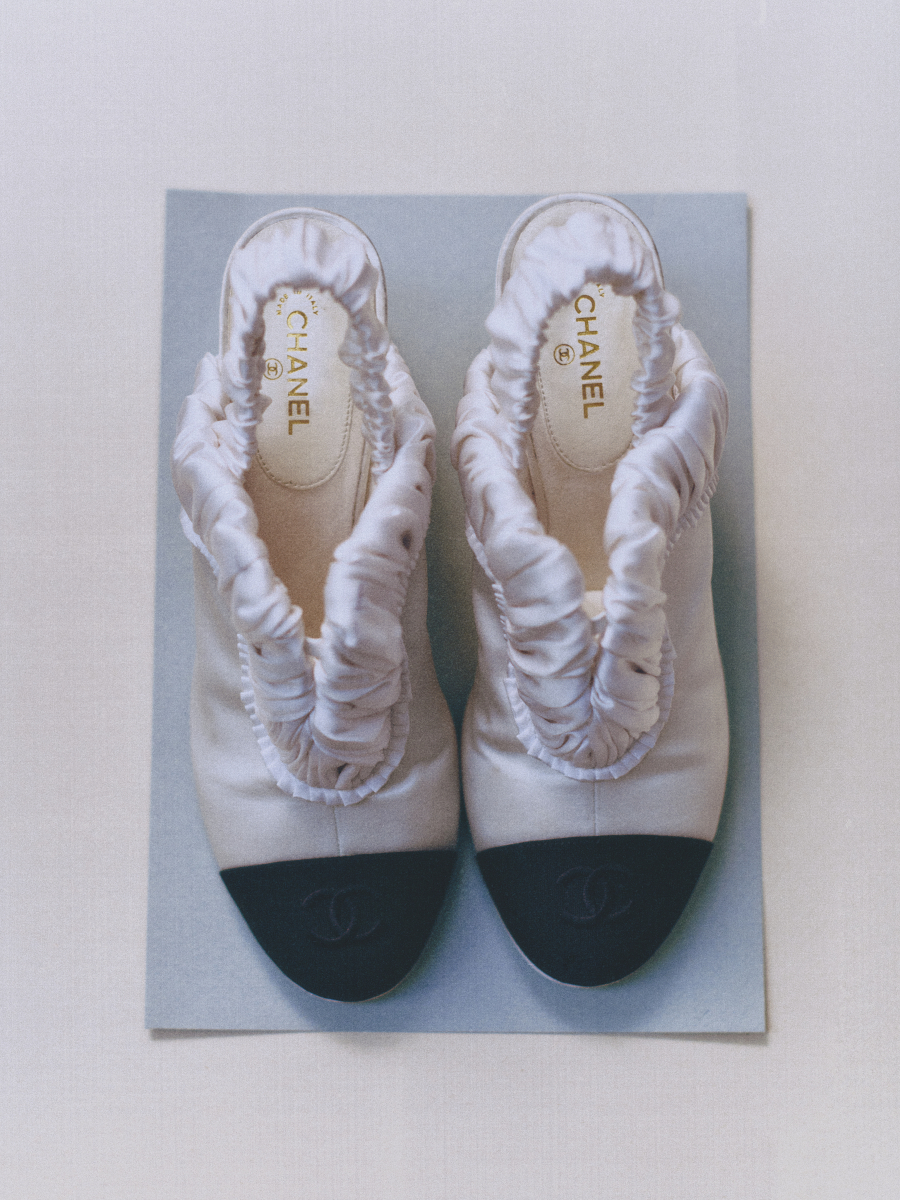 Saten slingback CHANEL