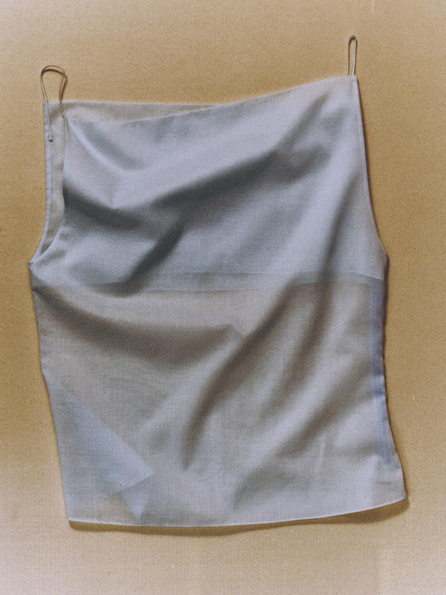 Carré askılı pamuklu üst SERA STUDIO