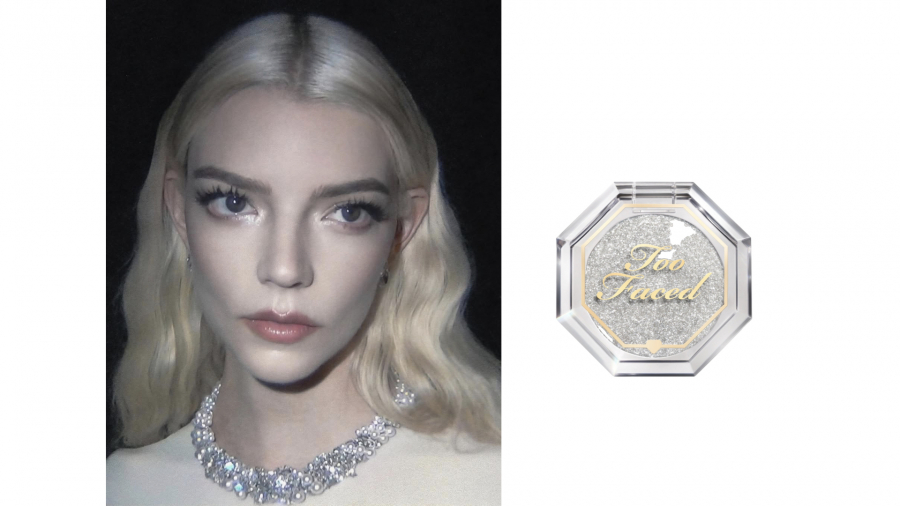 Fotoğraf: @anyataylorjoy, Ürün: Too Faced Disco Crush High Shine Glitter Eye + Face Sparkle Fairy Dust