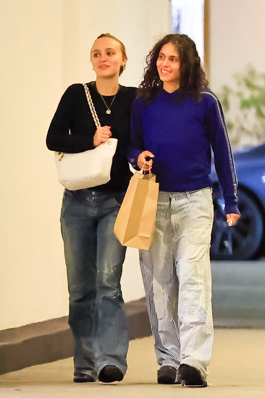 Lily-Rose Depp ve 070 Shake, Fotoğraf: Backgrid USA