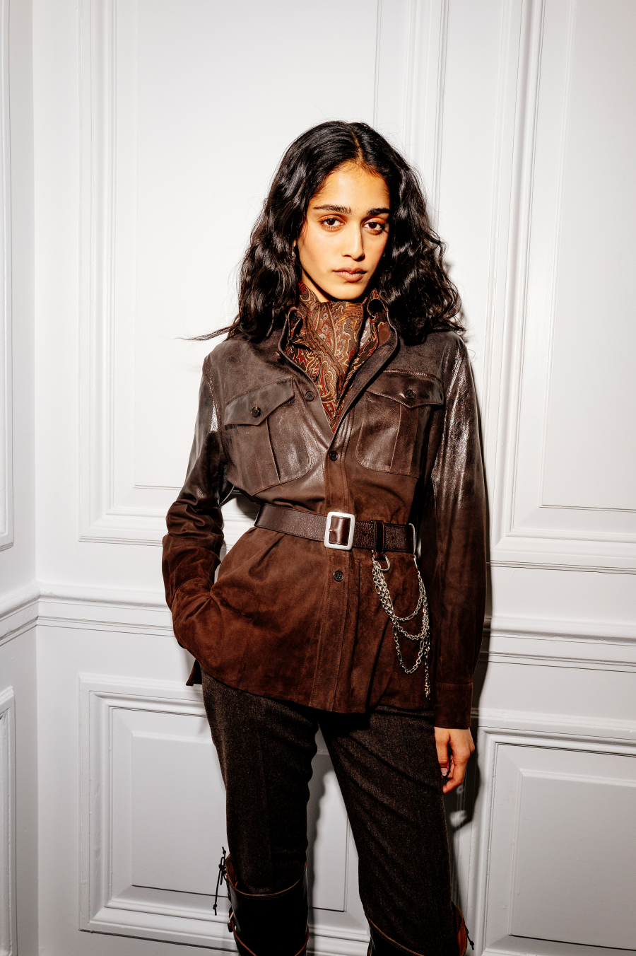 Ralph Lauren 2026-27 Sonbahar/Kış, Fotoğraf: Hunter Abrams