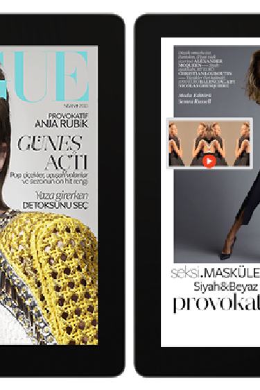 Vogue Türkiye Nisan sayısı iPad’de