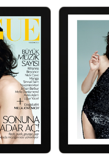 Vogue Türkiye iPad Mayıs sayısı