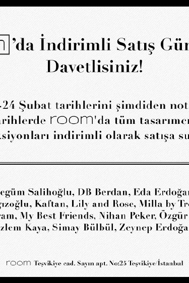 Room'da indirimli satış günleri