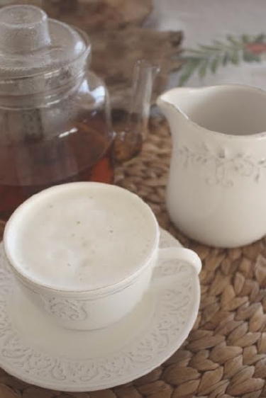 Vanilyalı sütlü Earl Grey çayı