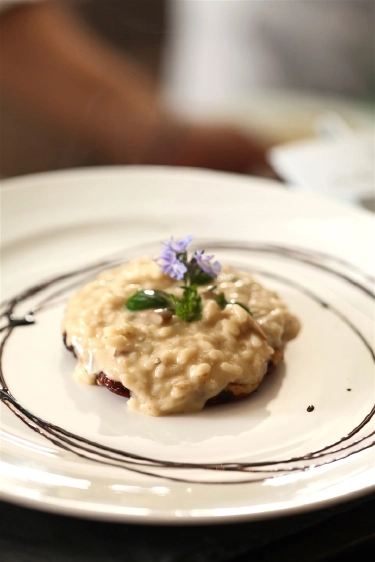 Porçini mantarlı risotto