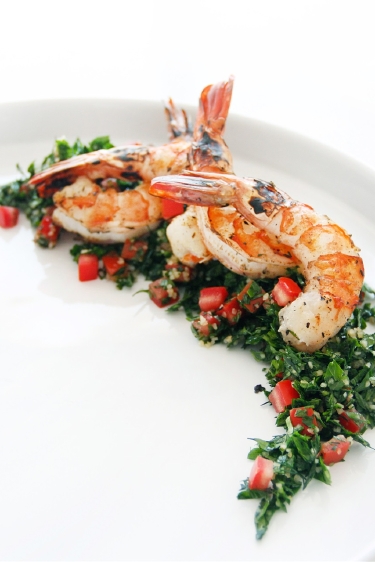 Izgara Edilmiş Biberiyeli İskenderun Karidesi